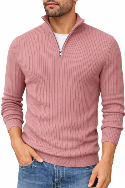 Zipper Full Sleeve Thermal  T-shirt