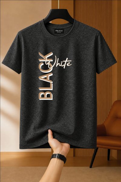 Printed Cotton Regular T Shirt