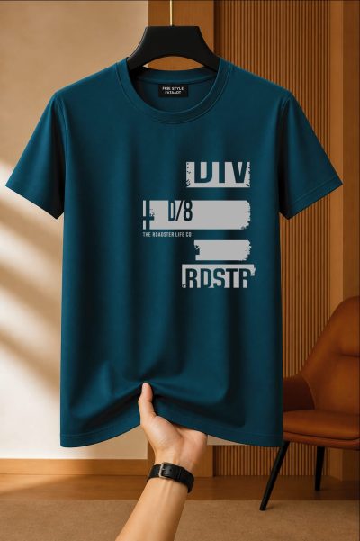Printed Cotton Regular T Shirt