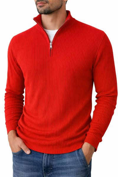 Zipper Full Sleeve Thermal T-shirt