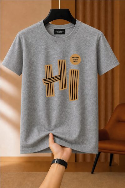 Printed Cotton Regular T Shirt