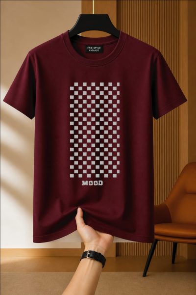 Printed Cotton Regular T Shirt