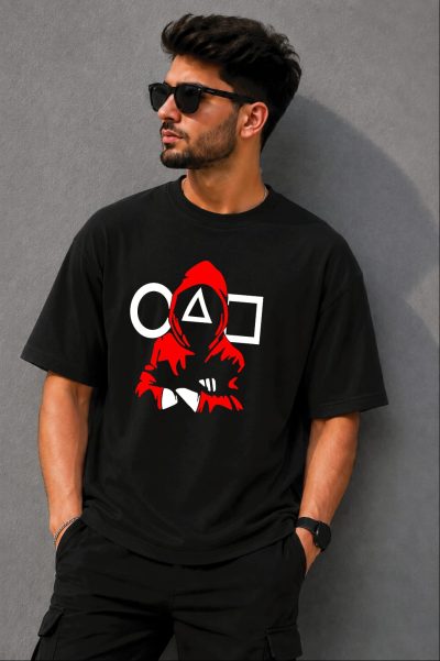 Premium Printed Drop-Shoulder T-Shirt