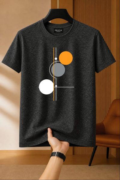 Printed Cotton Regular T Shirt