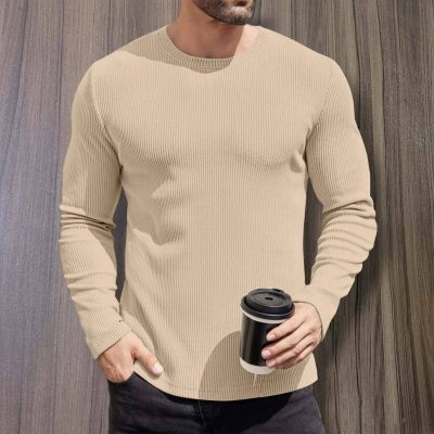 2/2 Rib Cotton Thermal Long Sleeve T-shirt