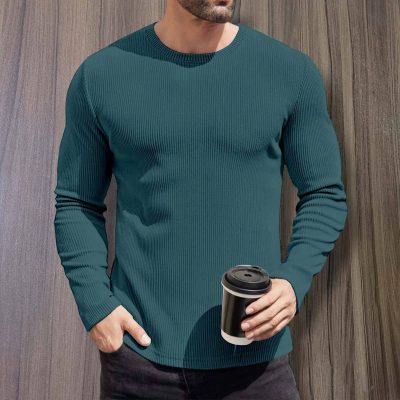 2/2 Rib Cotton Thermal Long Sleeve T-shirt