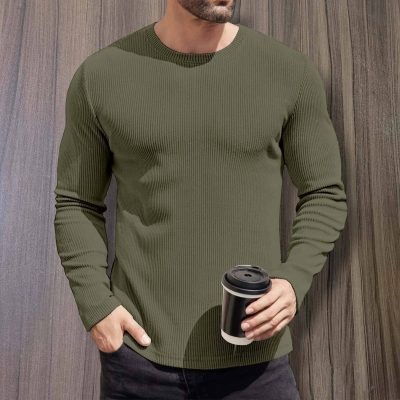 2/2 Rib Cotton Thermal Long Sleeve T-shirt