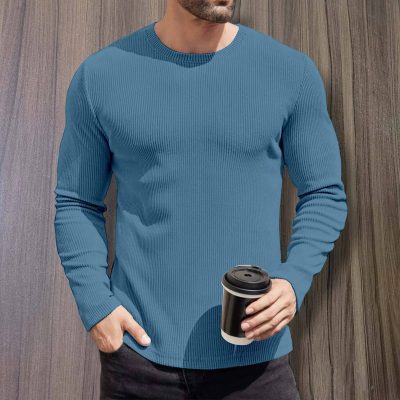 2/2 Rib Cotton Thermal Long Sleeve T-shirt