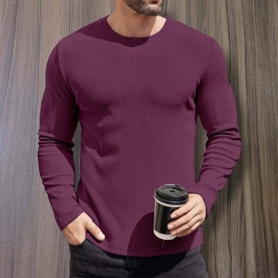 2/2 Rib Cotton Thermal Long Sleeve T-shirt