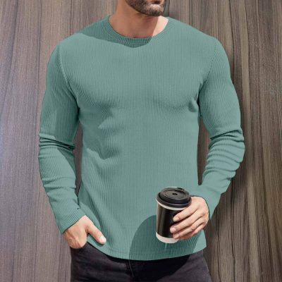2/2 Rib Cotton Thermal Long Sleeve T-shirt