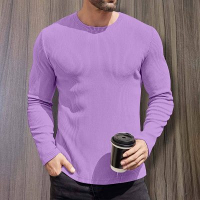 2/2 Rib Cotton Thermal Long Sleeve T-shirt