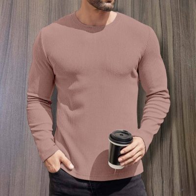 2/2 Rib Cotton Thermal Long Sleeve T-shirt