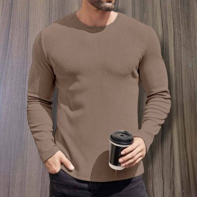 2/2 Rib Cotton Thermal Long Sleeve T-shirt