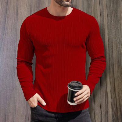2/2 Rib Cotton Thermal Long Sleeve T-shirt