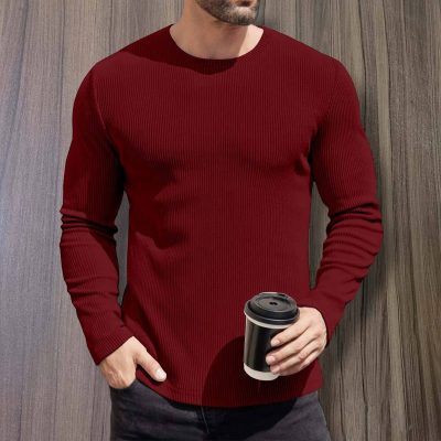 2/2 Rib Cotton Thermal Long Sleeve T-shirt