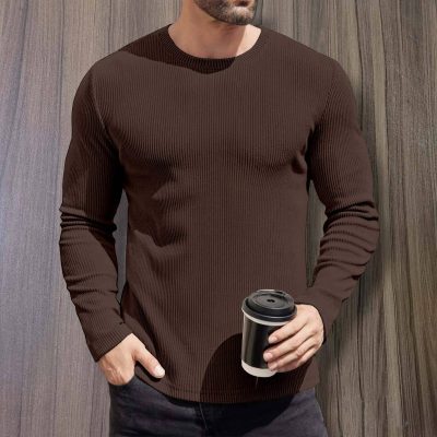 2/2 Rib Cotton Thermal Long Sleeve T-shirt