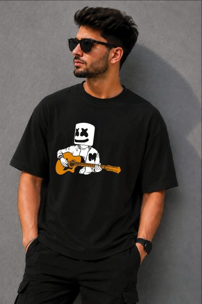 Premium Printed Drop-Shoulder T-Shirt
