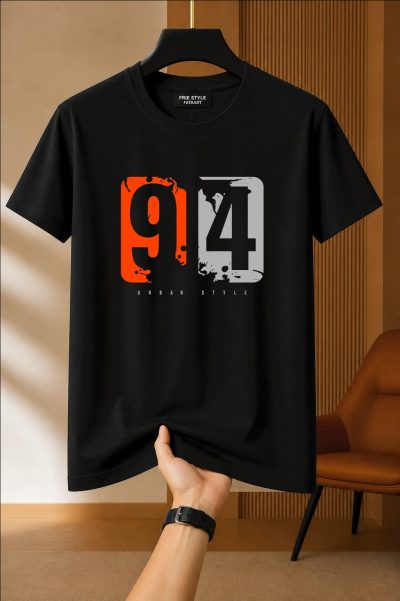 Printed Cotton Regular T Shirt