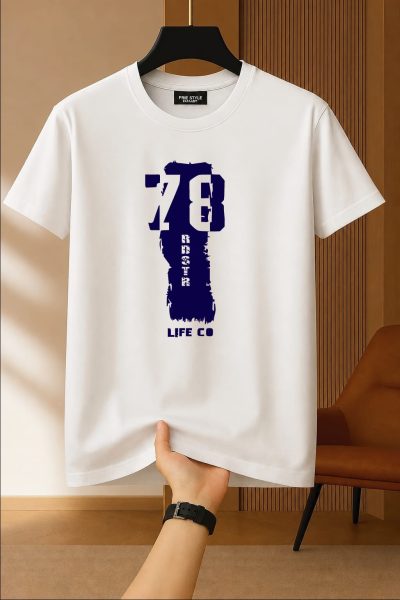 Printed Cotton Regular T Shirt