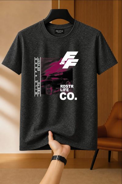 Printed Cotton Regular T Shirt