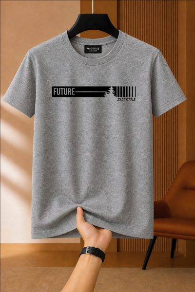 Printed Cotton Regular T Shirt