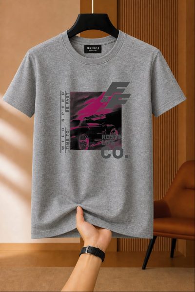 Printed Cotton Regular T Shirt