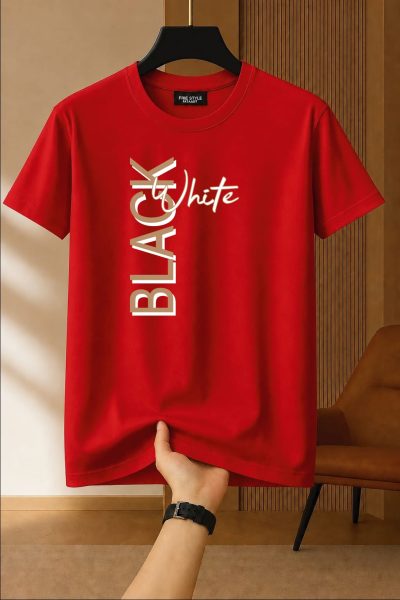 Printed Cotton Regular T Shirt