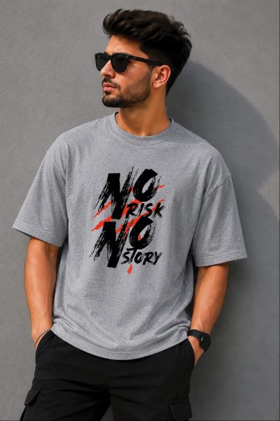 Premium Printed Drop-Shoulder T-Shirt