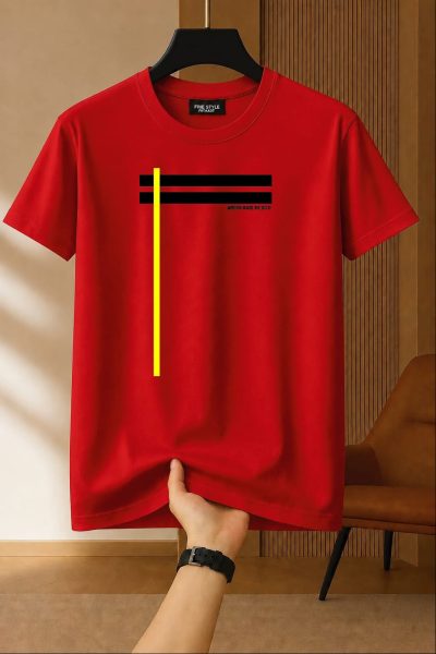 Printed Cotton Regular T Shirt