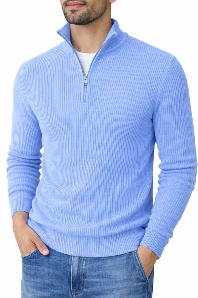 Zipper Full Sleeve Thermal  T-shirt