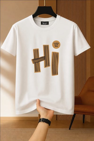 Printed Cotton Regular T Shirt