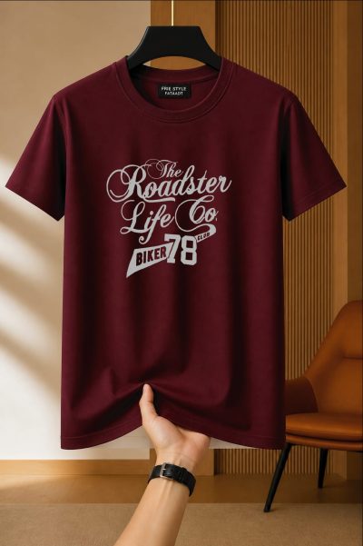Printed Cotton Regular T Shirt