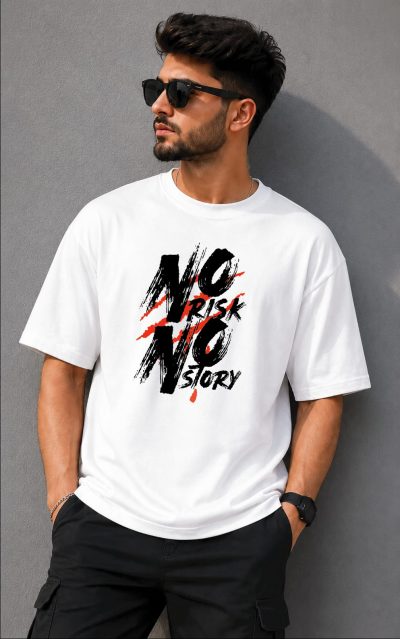 Premium Printed Drop-Shoulder T-Shirt