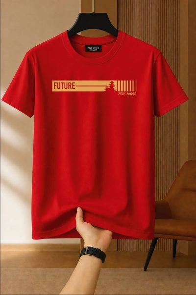 Printed Cotton Regular T Shirt