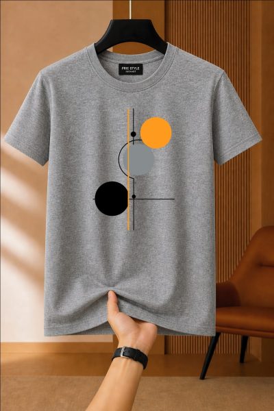 Printed Cotton Regular T Shirt