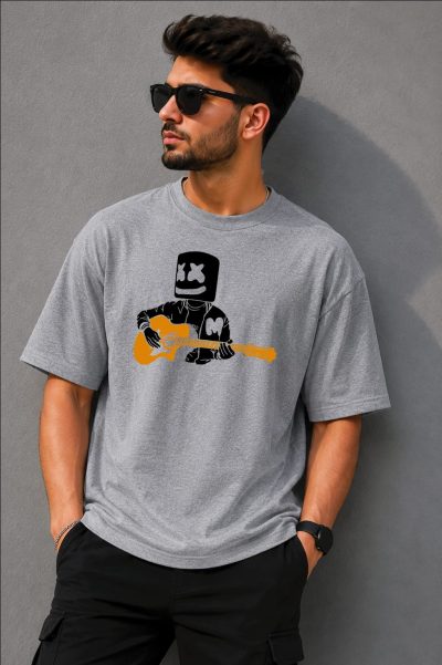 Premium Printed Drop-Shoulder T-Shirt
