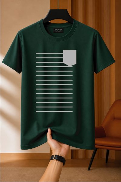 Printed Cotton Regular T Shirt