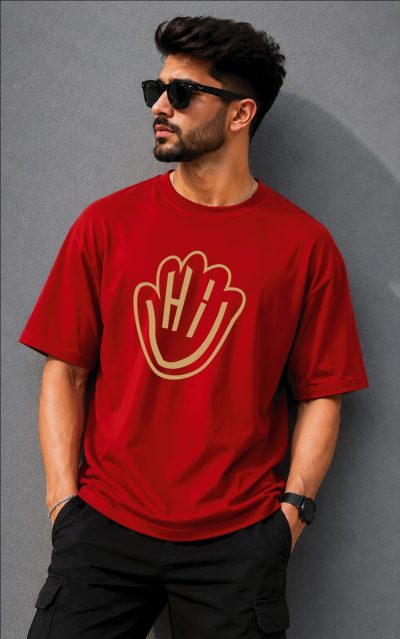 Premium Printed Drop-Shoulder T-Shirt