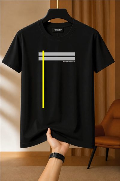 Printed Cotton Regular T Shirt