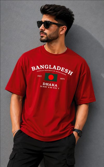 Premium Printed Drop-Shoulder T-Shirt