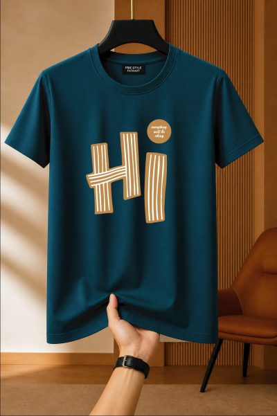 Printed Cotton Regular T Shirt