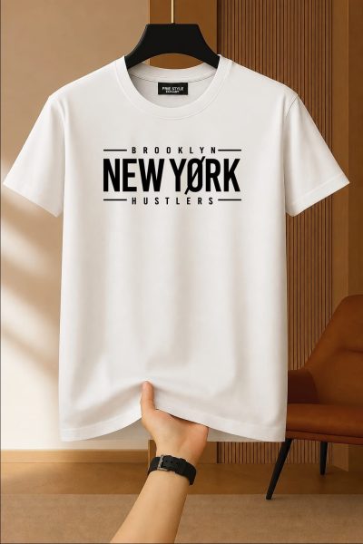 Printed Cotton Regular T Shirt